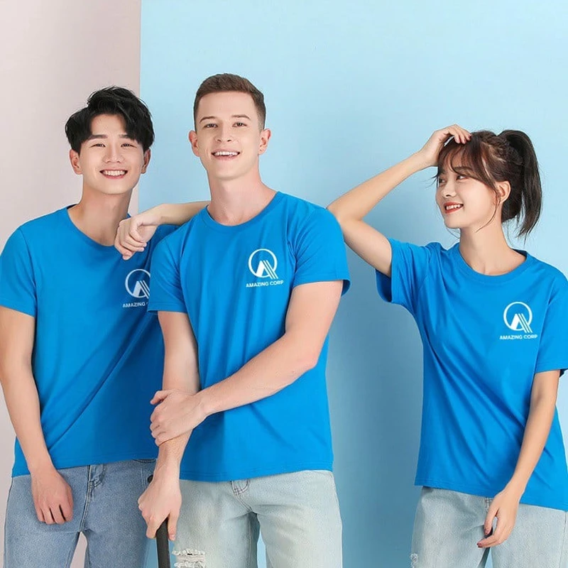 áo thun cổ tròn đồng phục