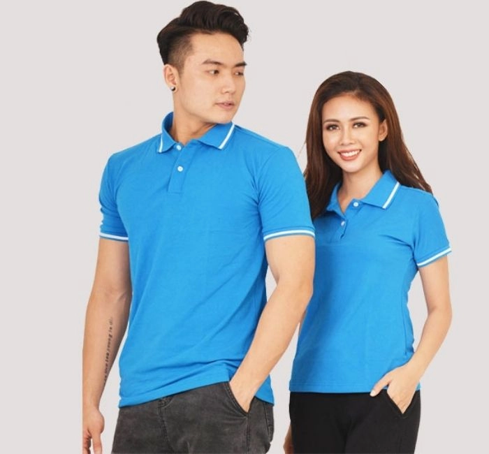 mẫu áo thun cổ trụ